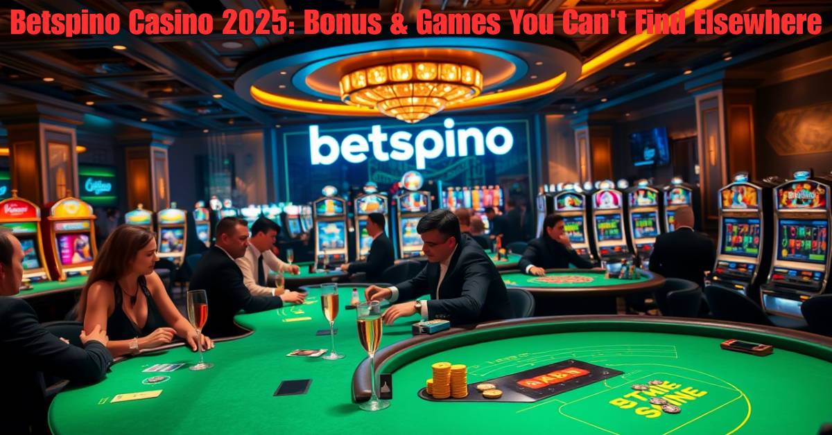 Betspino Casino 2025: Bonus & Games You Can't Find Elsewhere